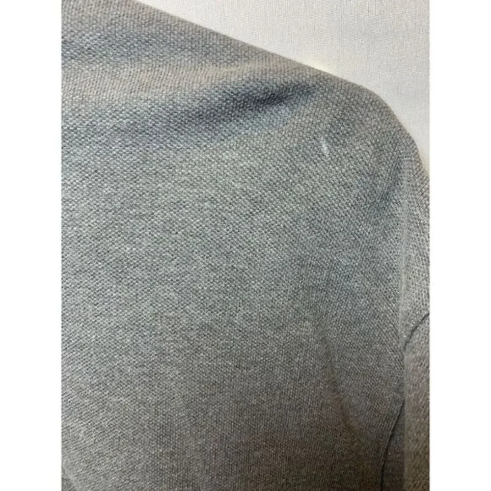 Mens Polo By Ralph Lauren XXL Grey Cotton Collared Polo Golf‎ Short Sleeve Shirt